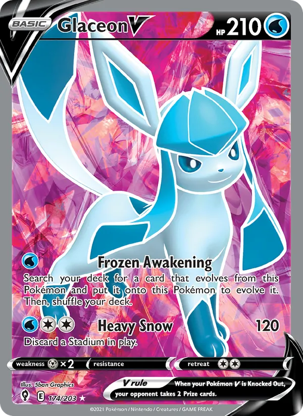 174 Glaceon V – Evolving Skies