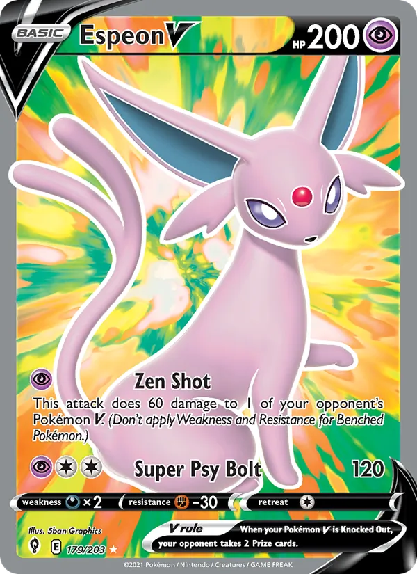 179 Espeon V – Evolving Skies