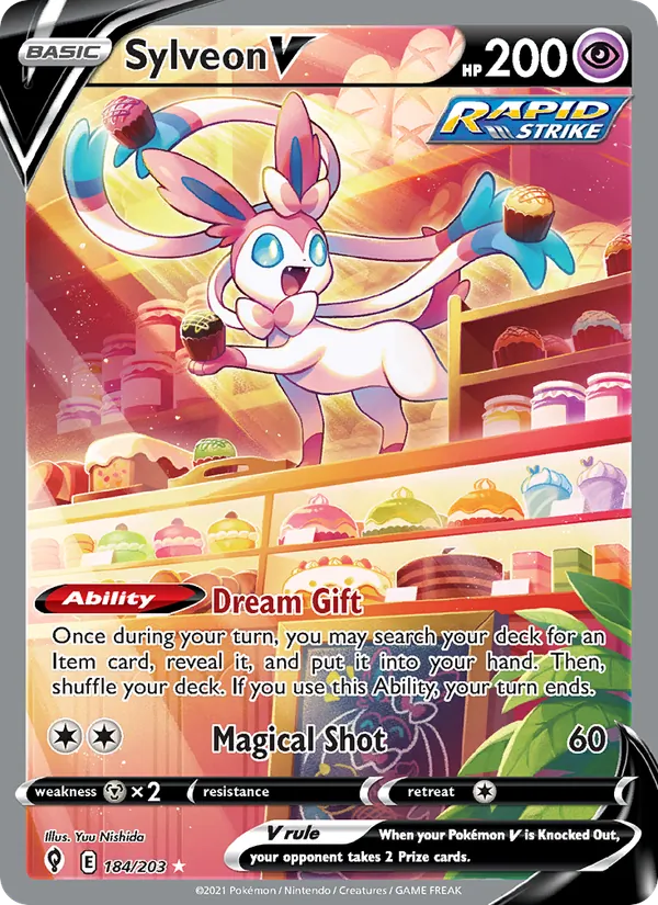 184 Sylveon V – Evolving Skies