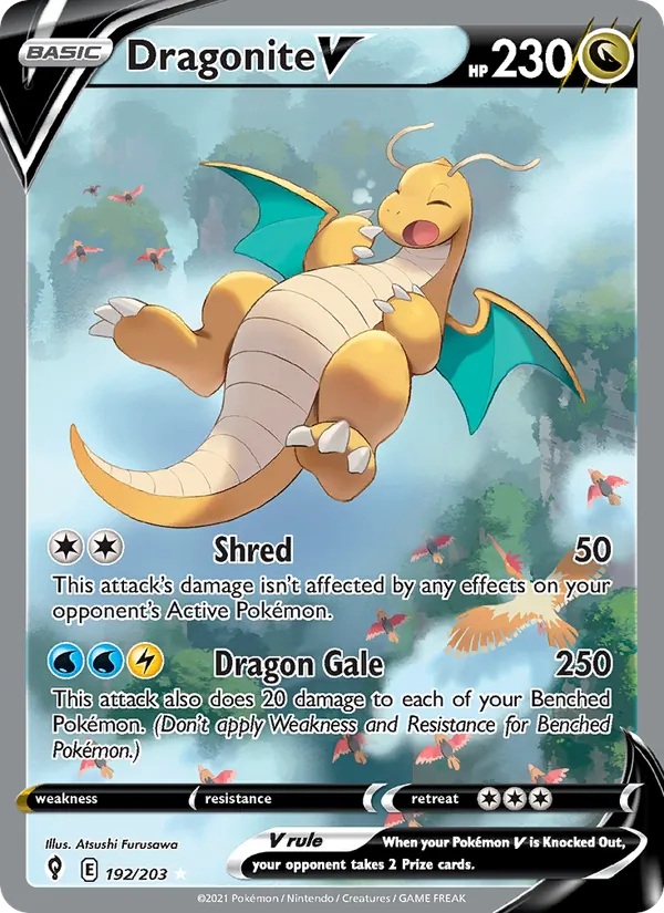 192 Dragonite V – Evolving Skies