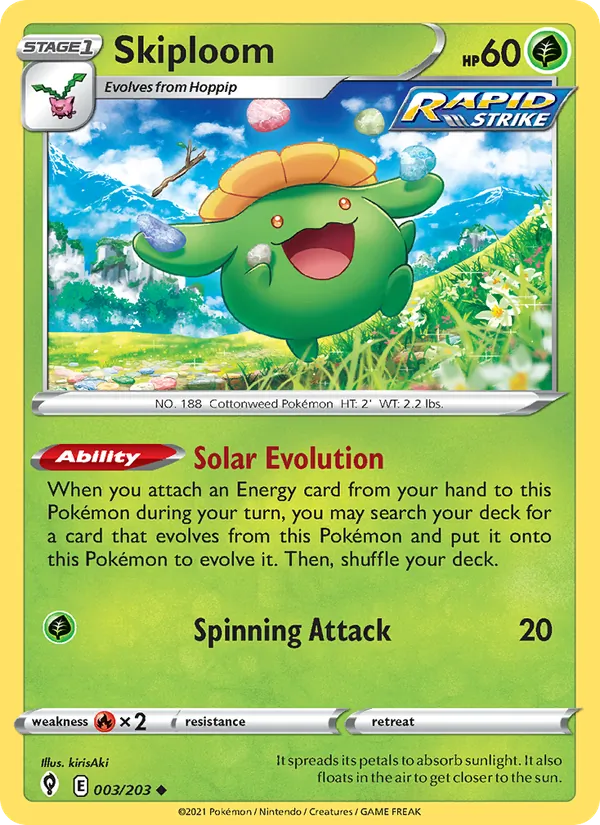 3 Skiploom – Evolving Skies