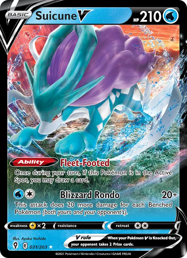 31 Suicune V – Evolving Skies
