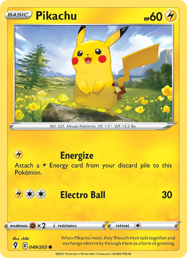 49 Pikachu – Evolving Skies