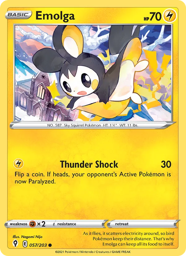 57 Emolga – Evolving Skies