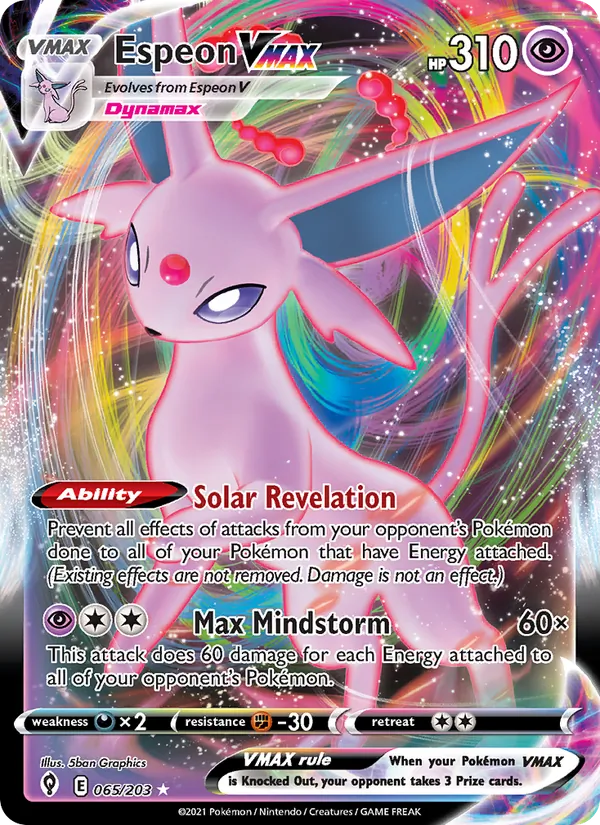 65 Espeon VMAX – Evolving Skies