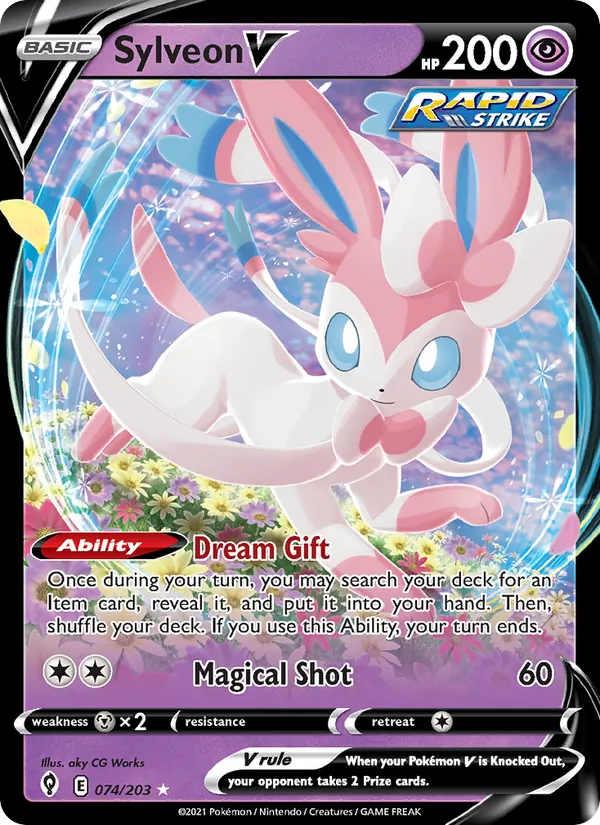 74 Sylveon V – Evolving Skies