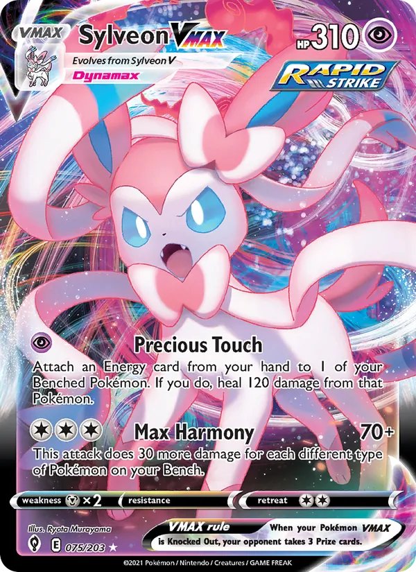 75 Sylveon VMAX – Evolving Skies