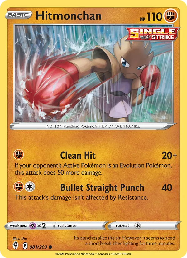 81 Hitmonchan – Evolving Skies