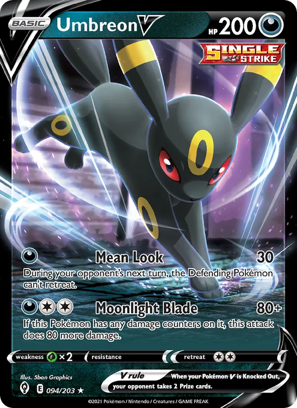 94 Umbreon V – Evolving Skies