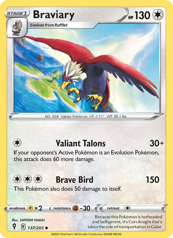 137-RH Braviary – Evolving Skies