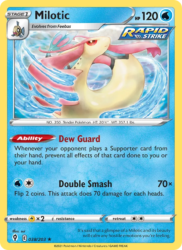 38-RH Milotic – Evolving Skies