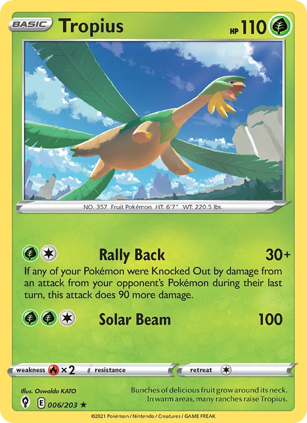 6-RH Tropius – Evolving Skies