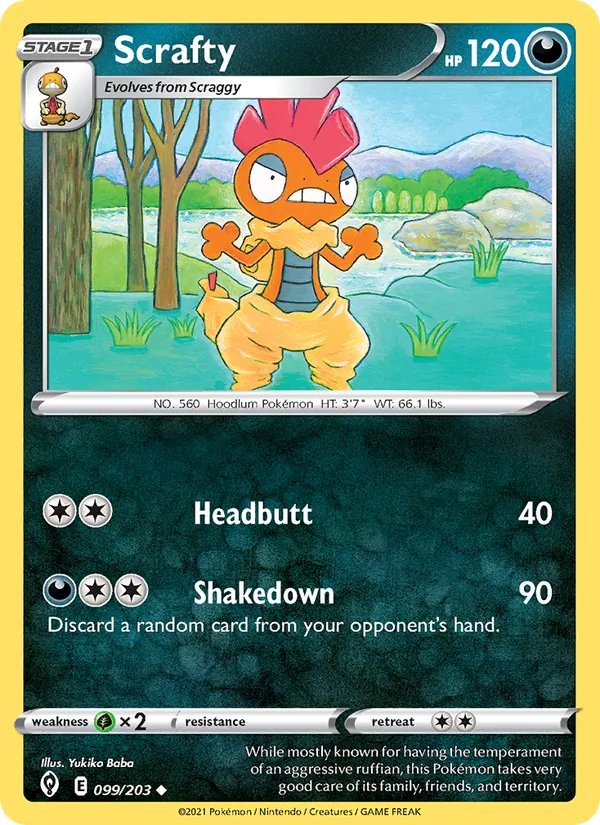 99-RH Scrafty – Evolving Skies