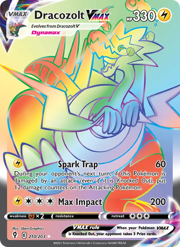 210 Dracozolt VMAX – Evolving Skies