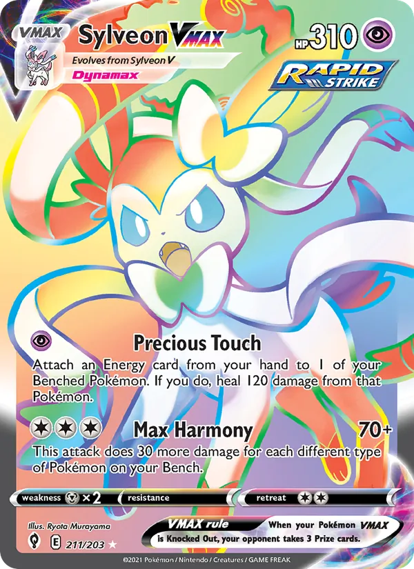 211 Sylveon VMAX – Evolving Skies