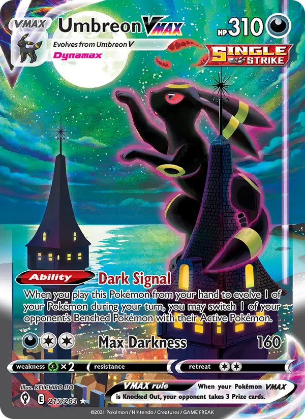 215 Umbreon VMAX – Evolving Skies
