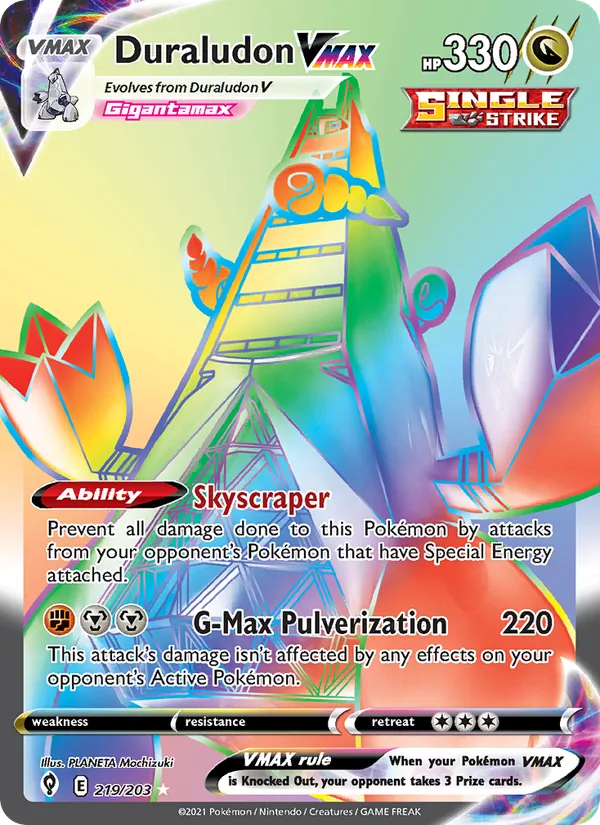219 Duraludon VMAX – Evolving Skies