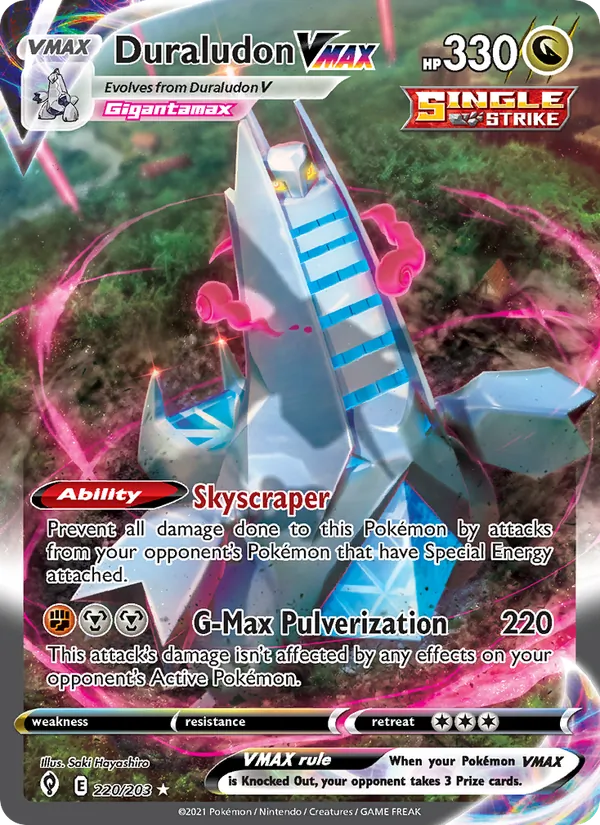 220 Duraludon VMAX – Evolving Skies