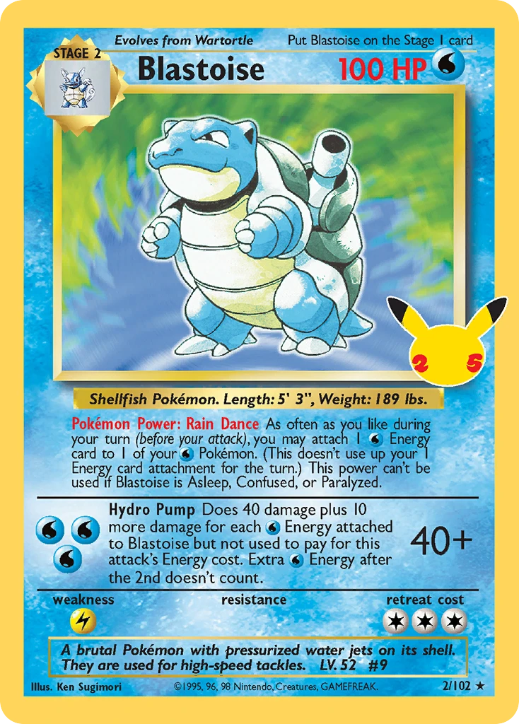 CC001 Blastoise – Celebrations