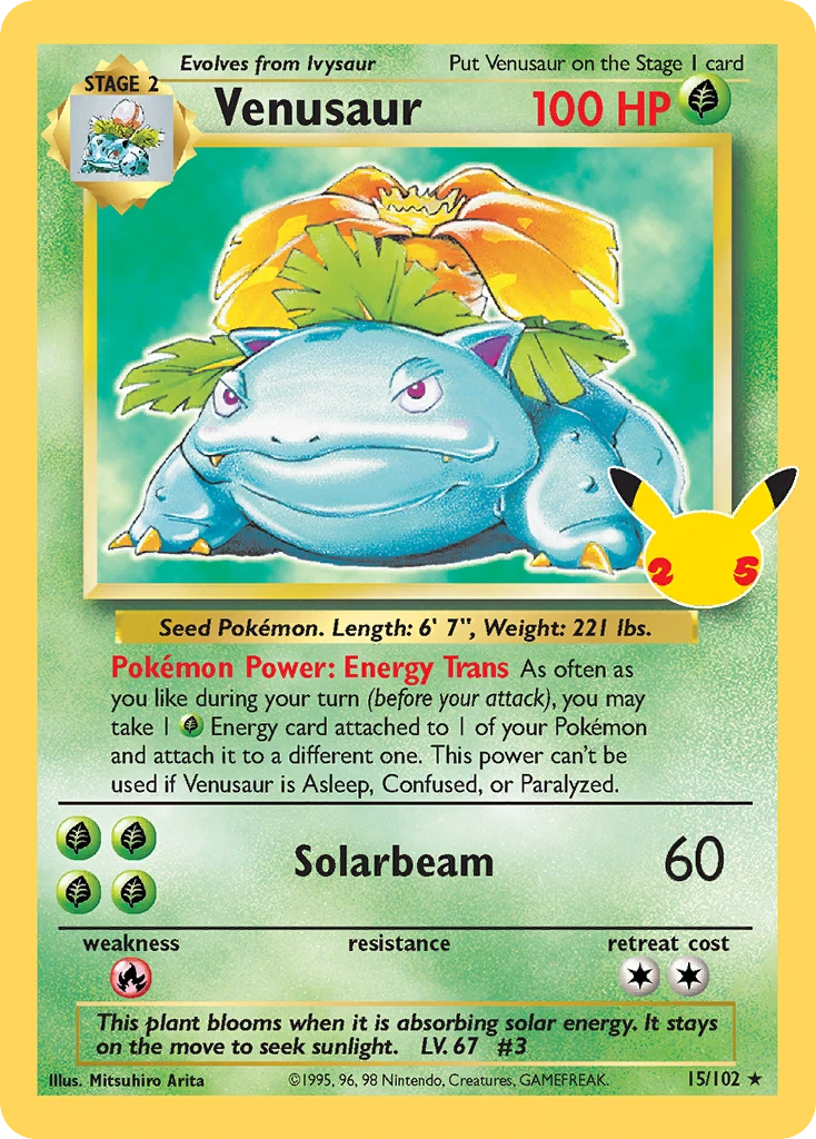 CC003 Venusaur – Celebrations