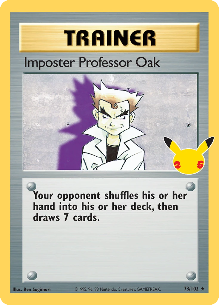 CC004 Imposter Professor Oak – Celebrations
