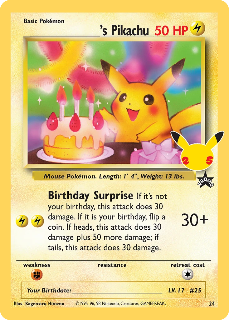CC008 _____'s Pikachu – Celebrations