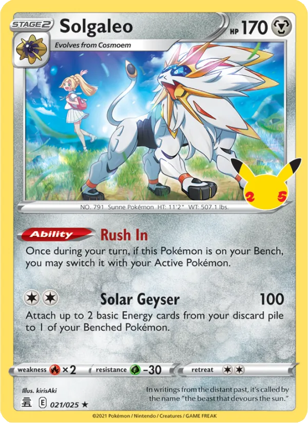 21 Solgaleo – Celebrations