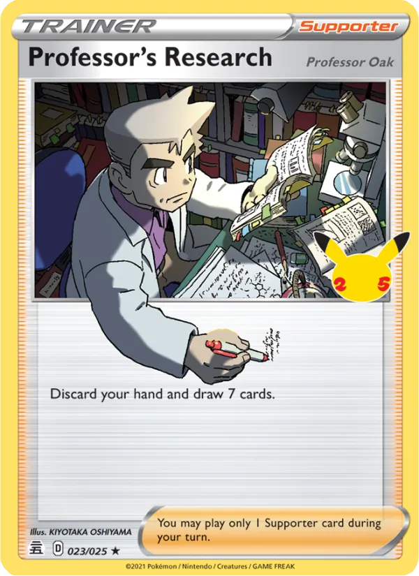 23 Professor's Research (Professor Oak) – Celebrations