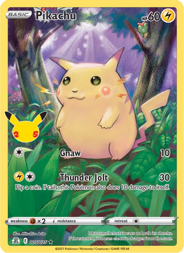 5 Pikachu – Celebrations