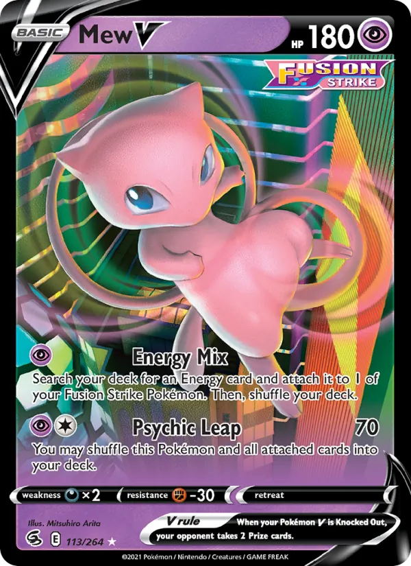 113 Mew V – Fusion Strike