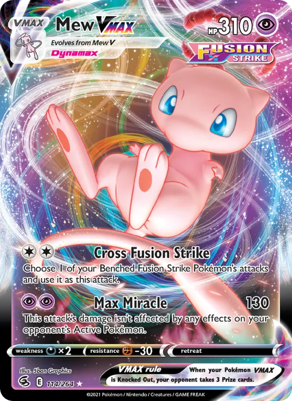 114 Mew VMAX – Fusion Strike