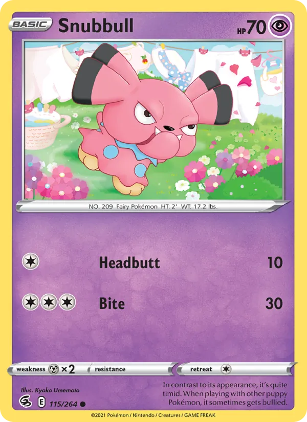 115 Snubbull – Fusion Strike