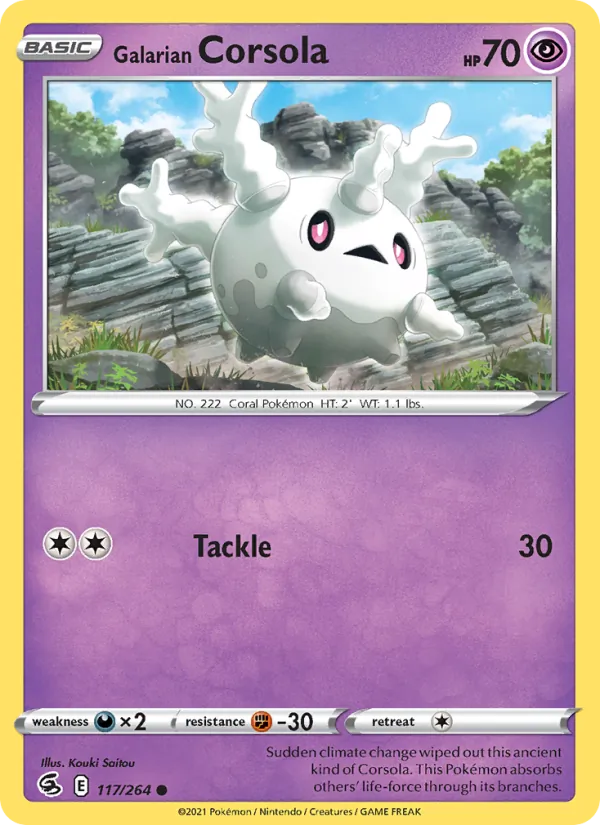 117 Galarian Corsola – Fusion Strike