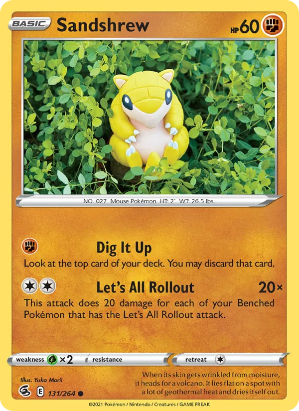 131 Sandshrew – Fusion Strike