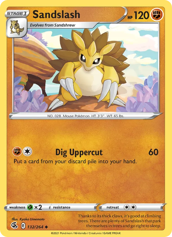 132 Sandslash – Fusion Strike