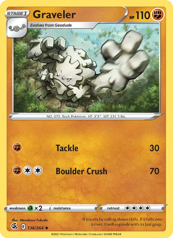 136 Graveler – Fusion Strike
