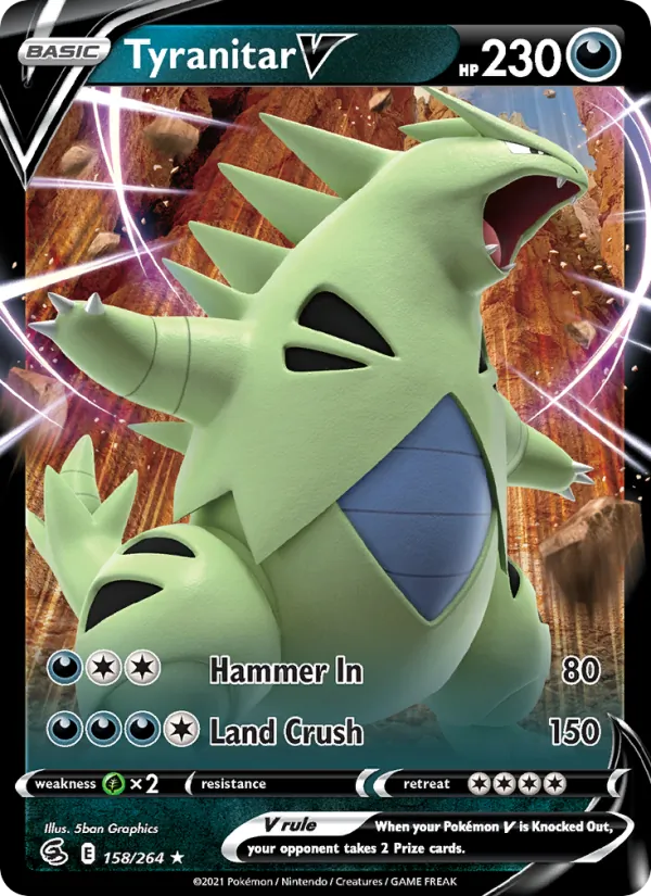 158 Tyranitar V – Fusion Strike