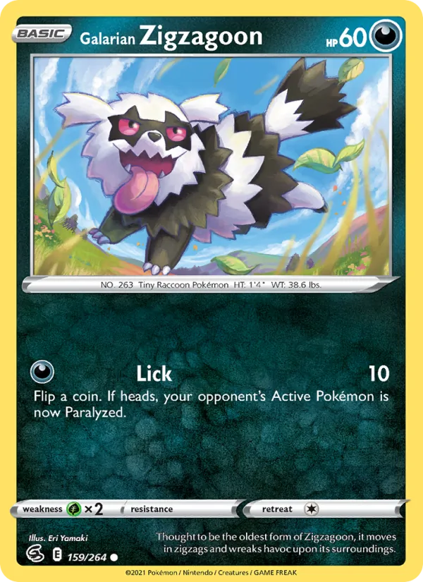 159 Galarian Zigzagoon – Fusion Strike