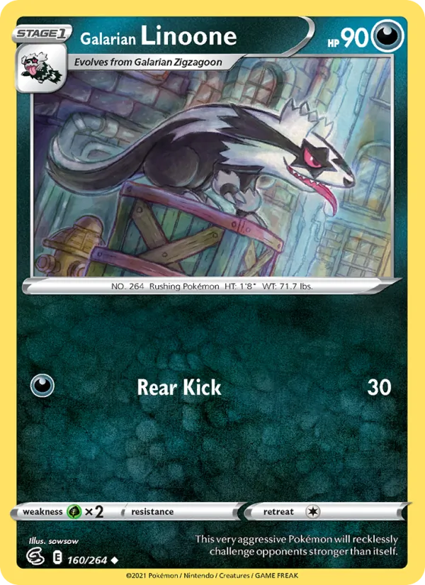 160 Galarian Linoone – Fusion Strike
