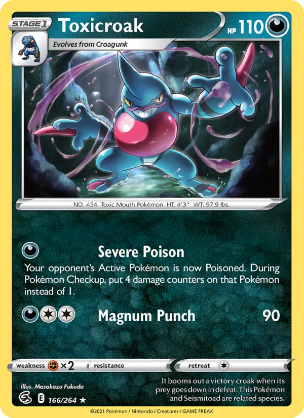 166 Toxicroak – Fusion Strike