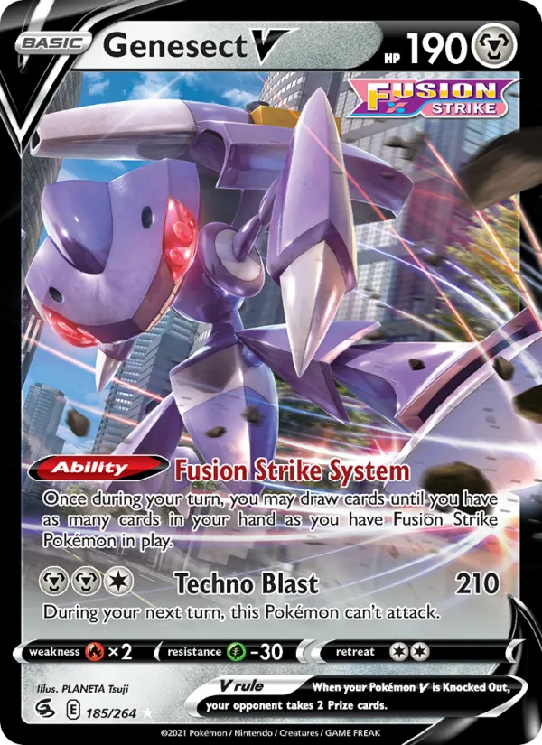 185 Genesect V – Fusion Strike