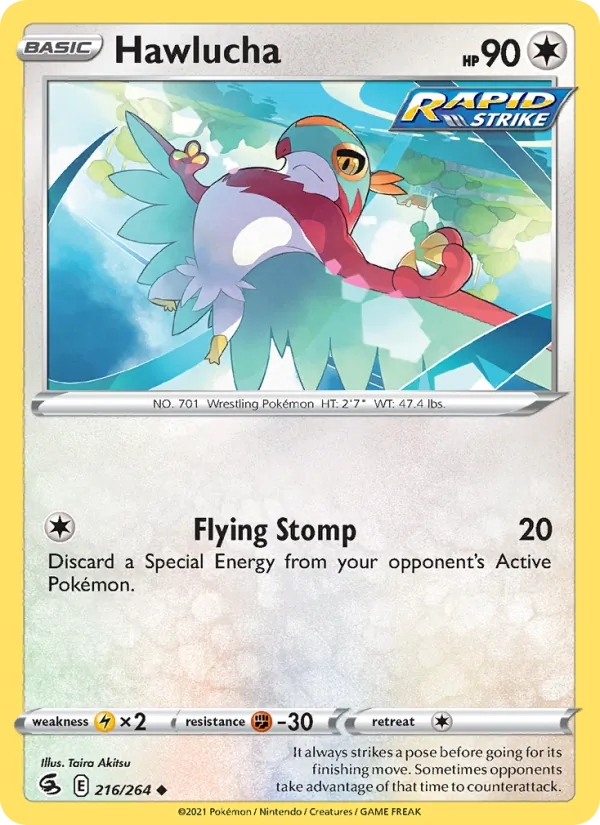 216 Hawlucha – Fusion Strike