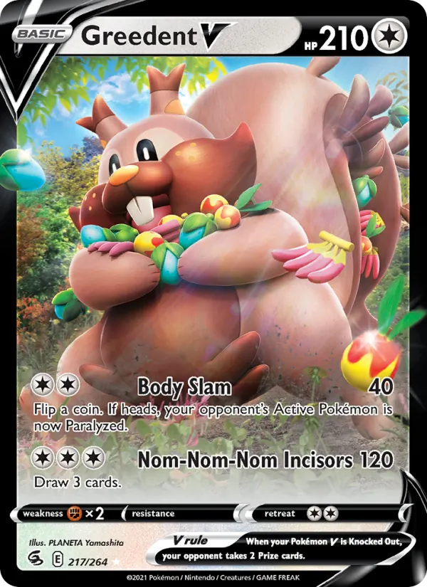 217 Greedent V – Fusion Strike