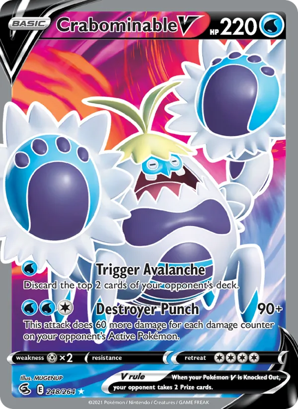 248 Crabominable V – Fusion Strike