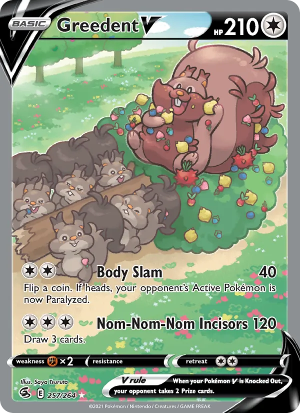 257 Greedent V – Fusion Strike
