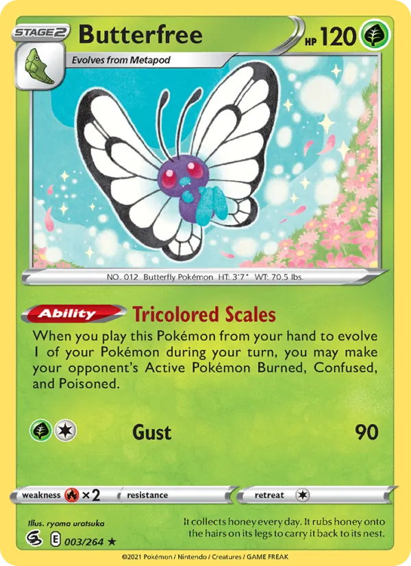 3 Butterfree – Fusion Strike