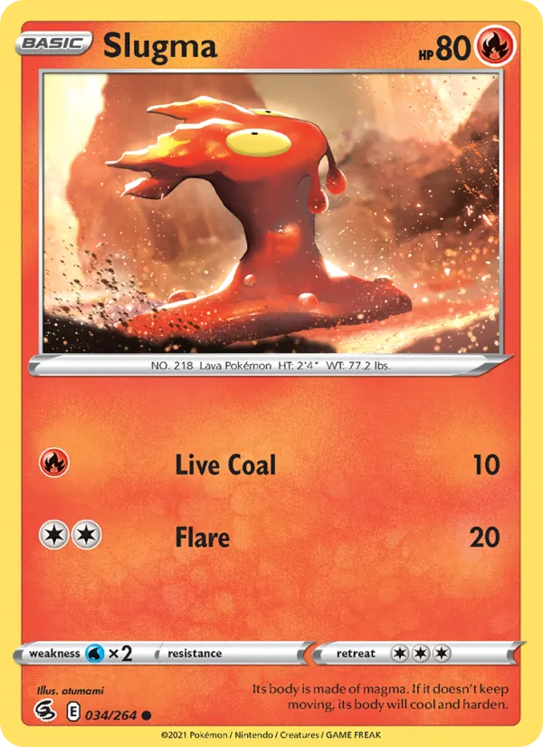 34 Slugma – Fusion Strike