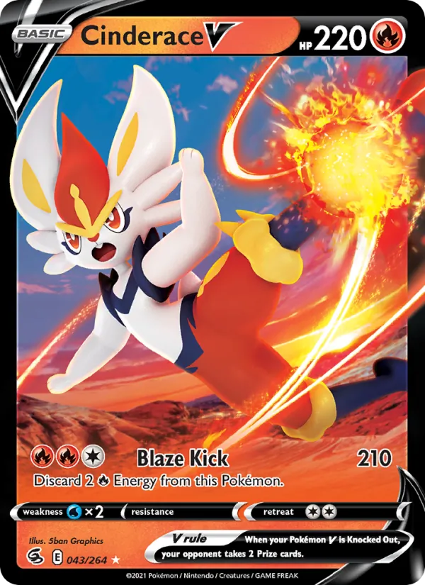 43 Cinderace V – Fusion Strike