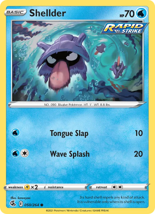50 Shellder – Fusion Strike