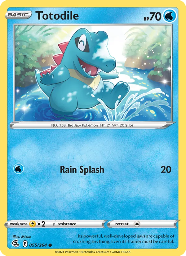 55 Totodile – Fusion Strike